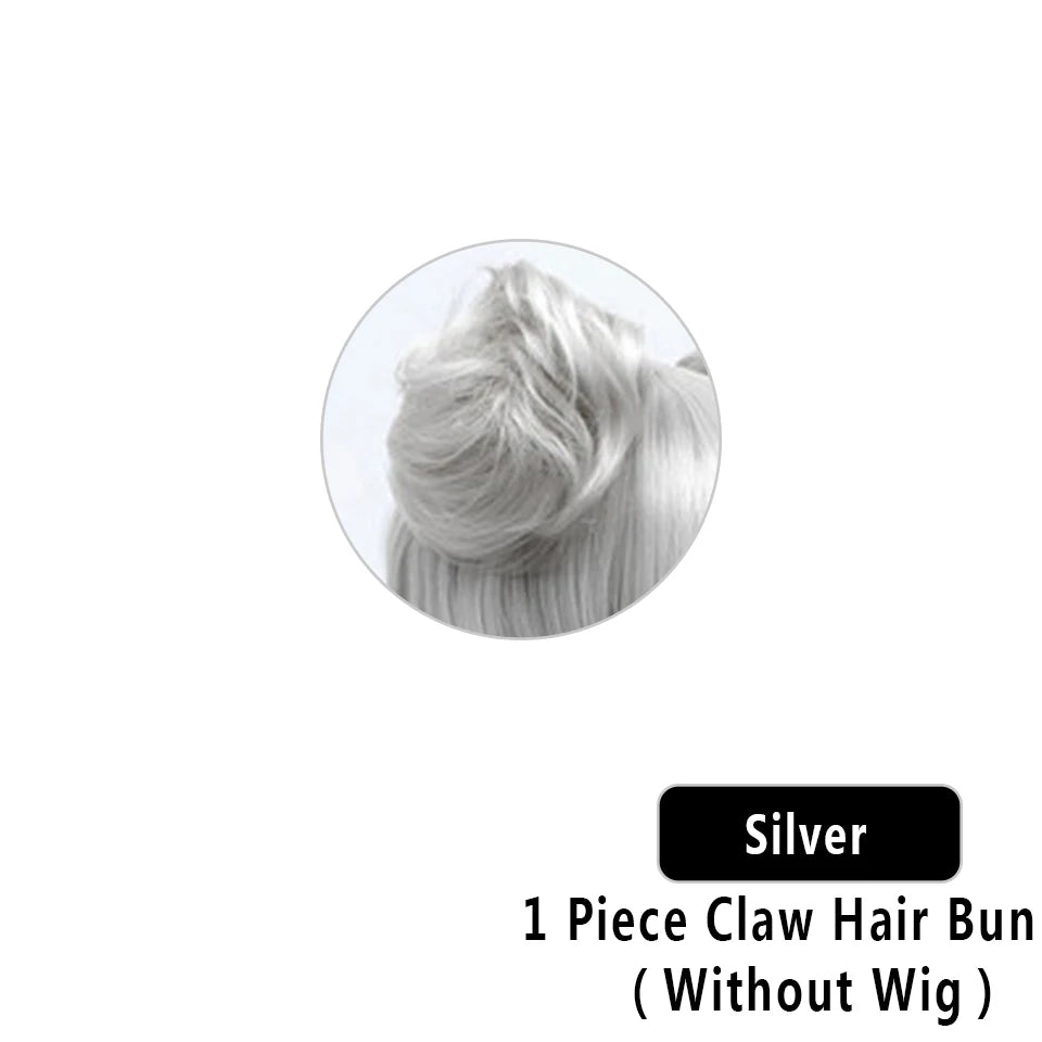 Synthetic Hair Bun Chignon for Cosplay and Costume Styles