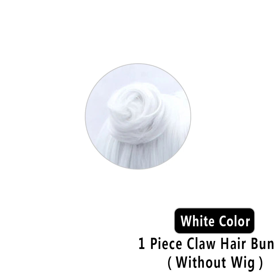 Synthetic Hair Bun Chignon for Cosplay and Costume Styles - 16