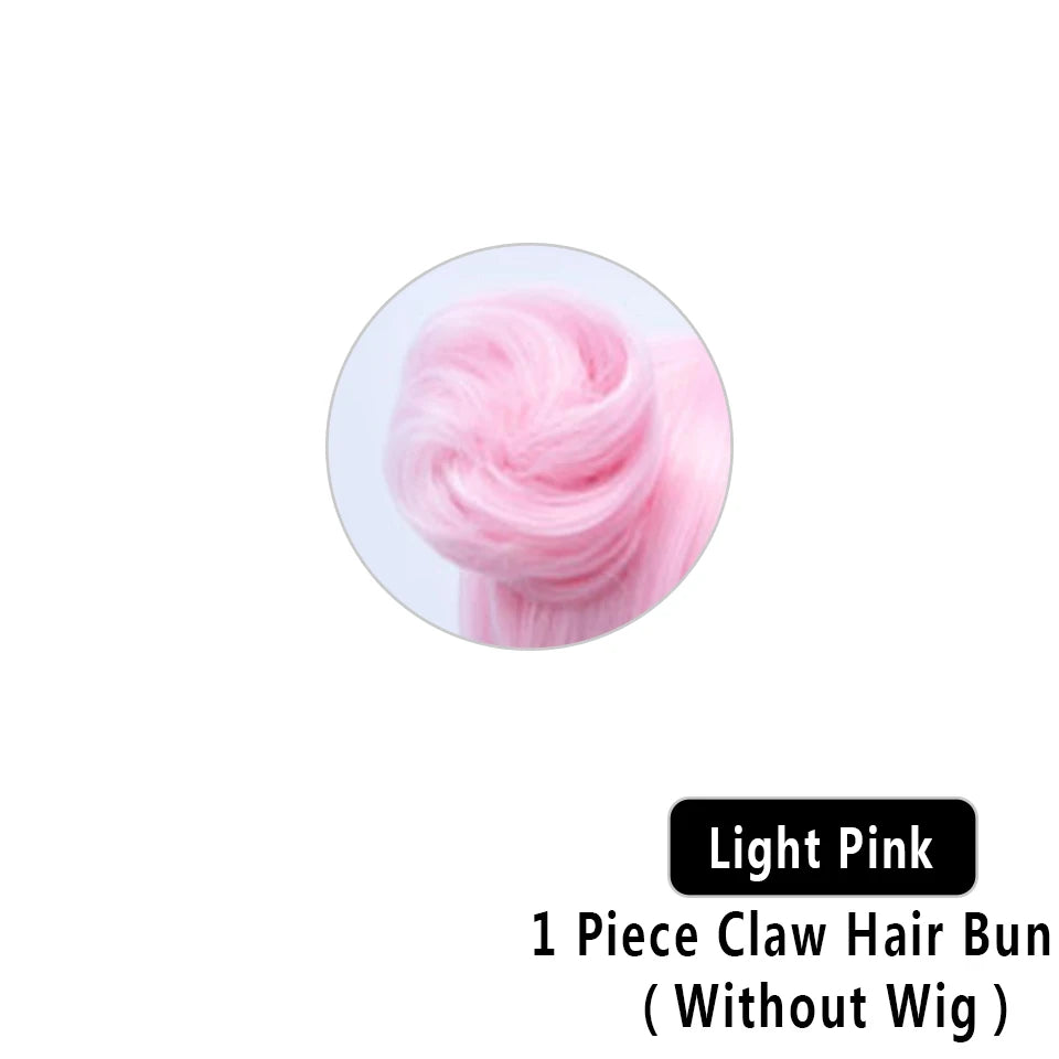 Synthetic Hair Bun Chignon for Cosplay and Costume Styles