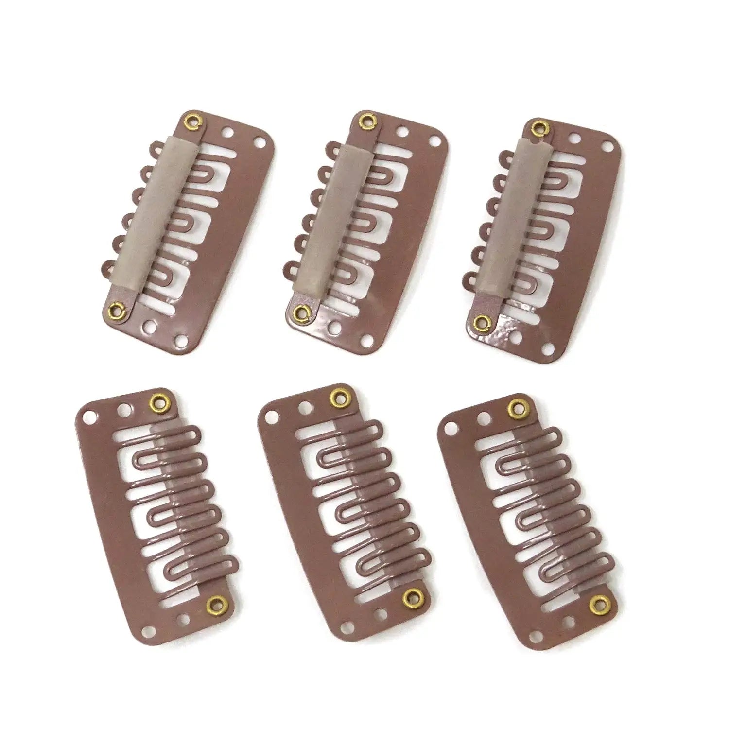 50-Pack U-Shaped Metal Hair Extension Clips for Secure Hold - 2