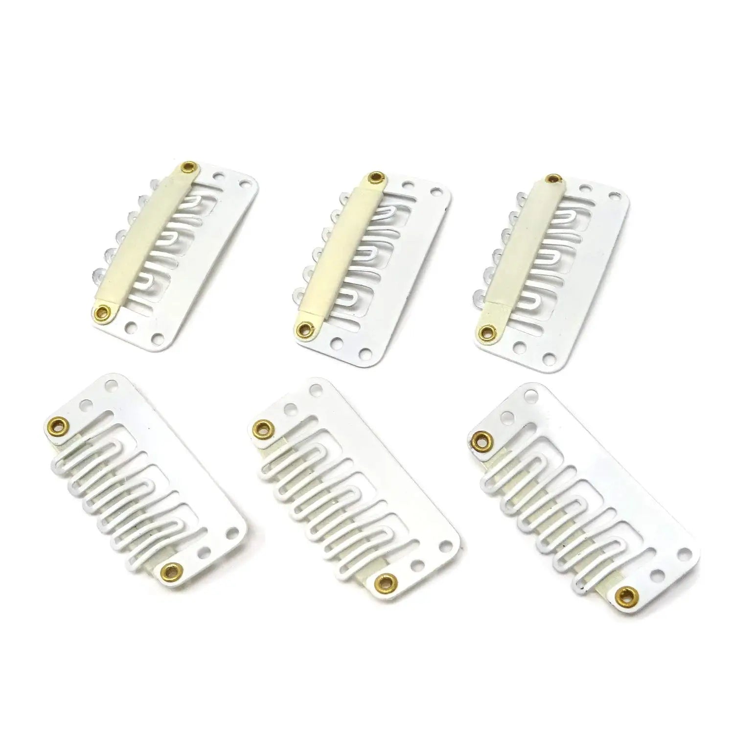 50-Pack U-Shaped Metal Hair Extension Clips for Secure Hold - 10