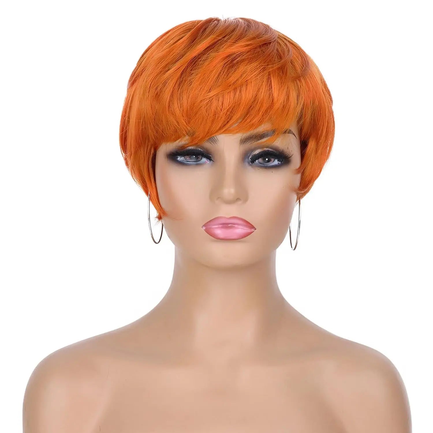 Short Platinum Blonde Pixie Cut Synthetic Wig - 13
