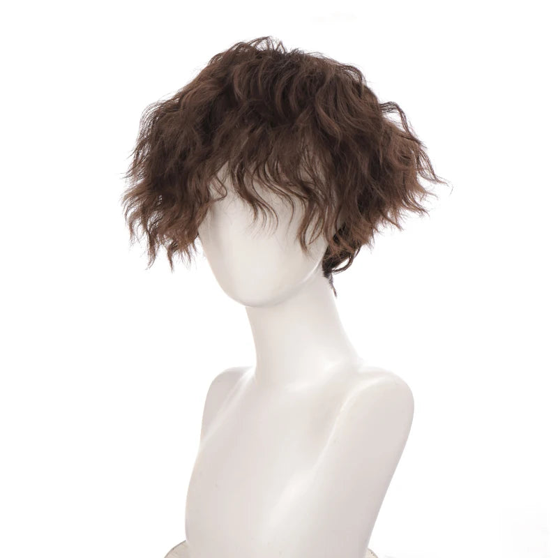 Short Curly Natural Look Wig for Men