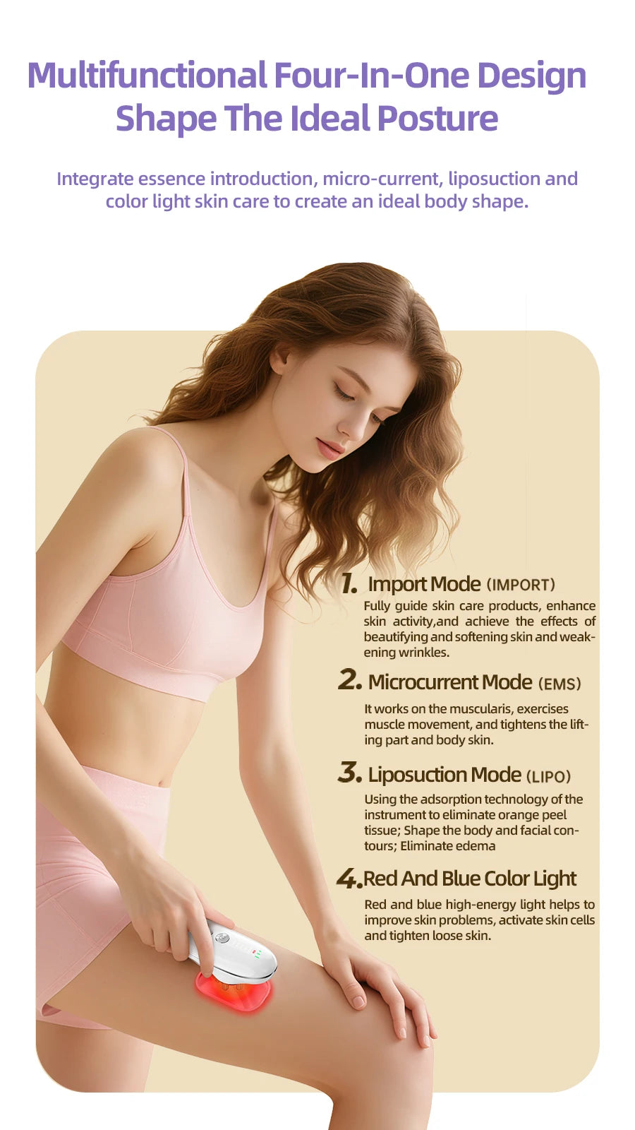 5-in-1 Body Sculpting and Anti-Cellulite Skin Tightening Massager - 8