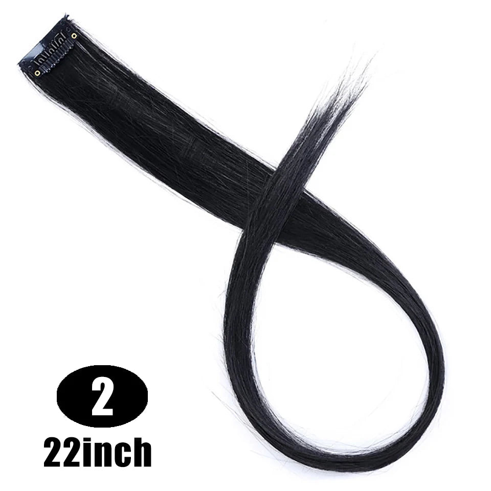 22-Inch Colorful Clip-In Highlight Hair Extensions - 11