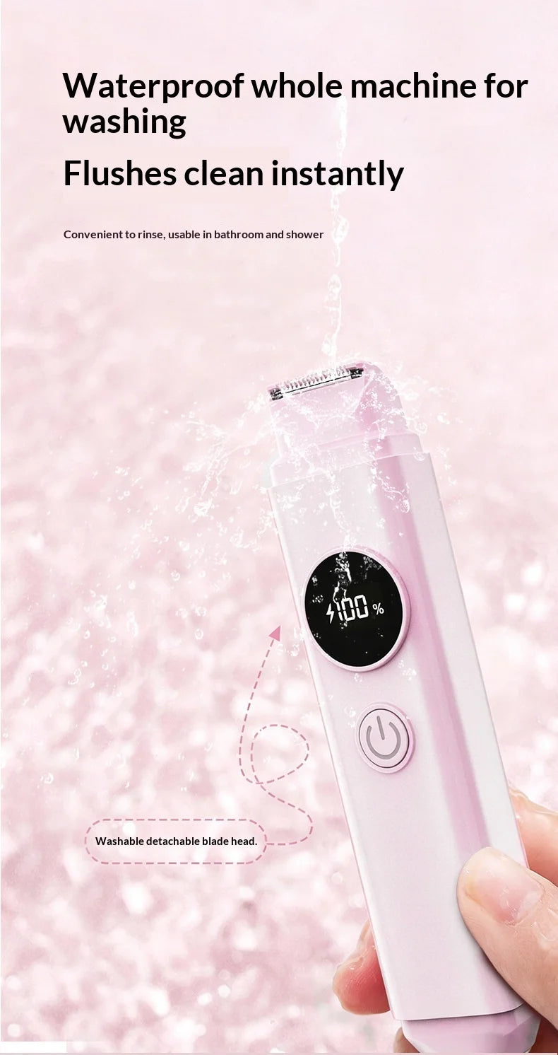 2-in-1 Electric Hair Shaver for Full Body and Bikini Trimming - 20