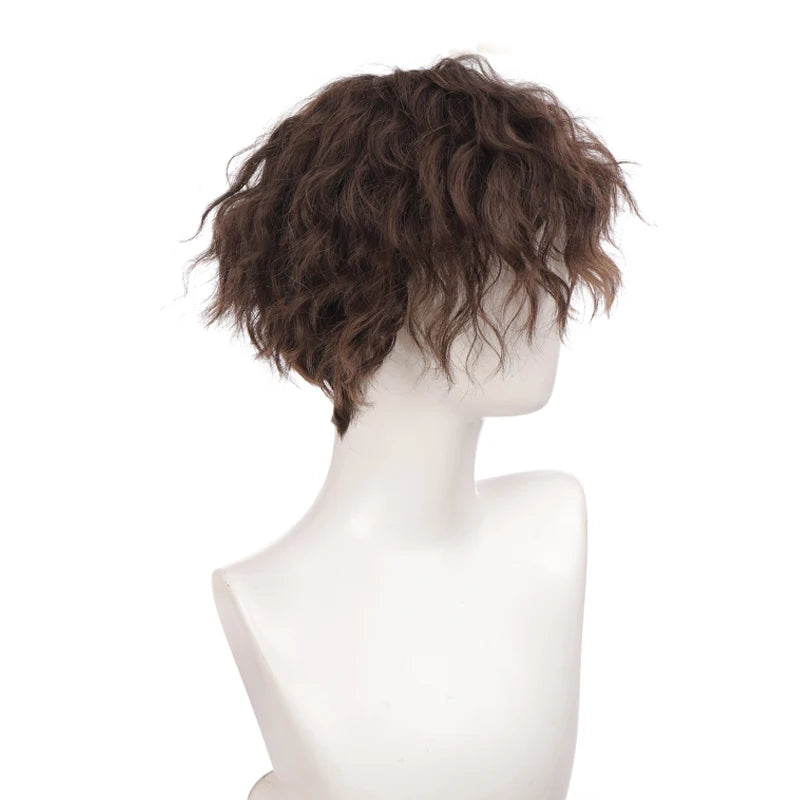 Short Curly Natural Look Wig for Men