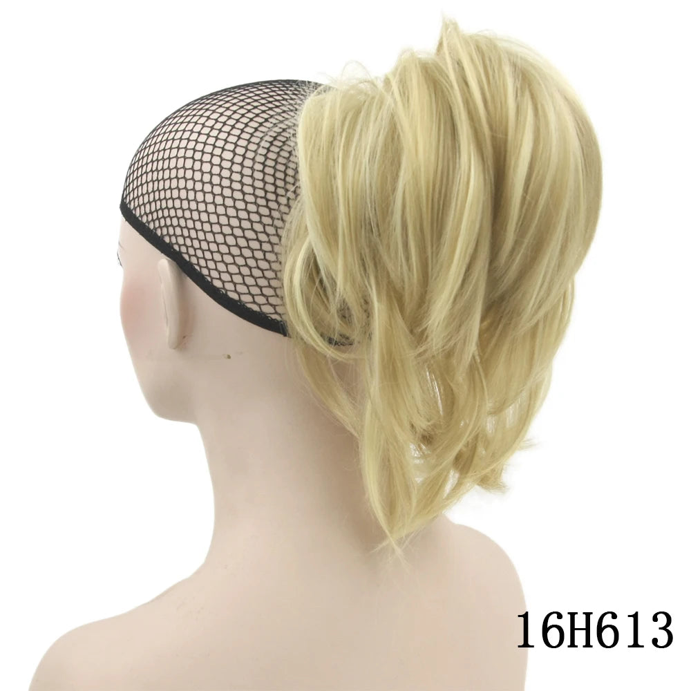 Wavy Claw Clip Ponytail Hair Extension - 9