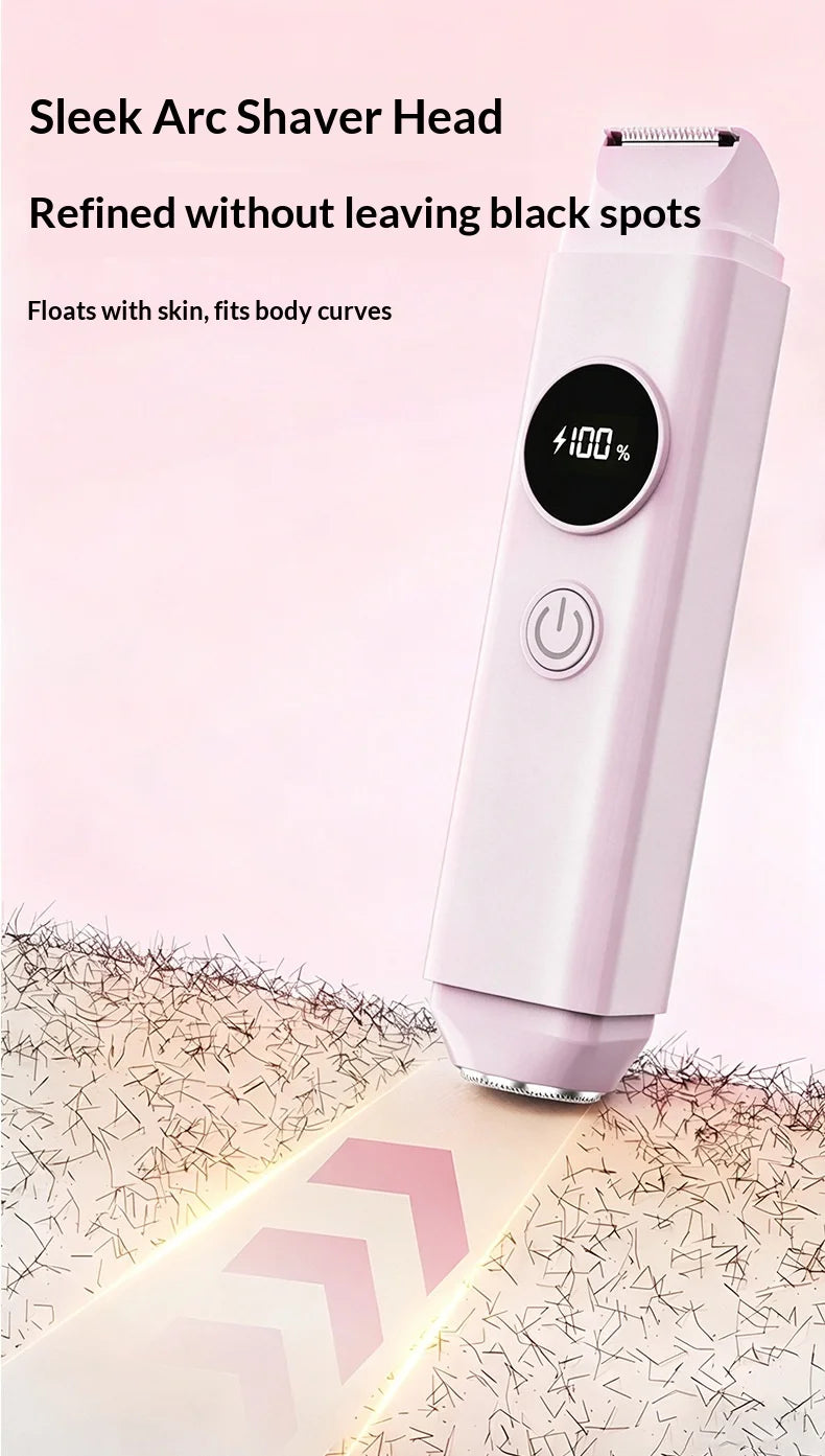2-in-1 Electric Hair Shaver for Full Body and Bikini Trimming - 15