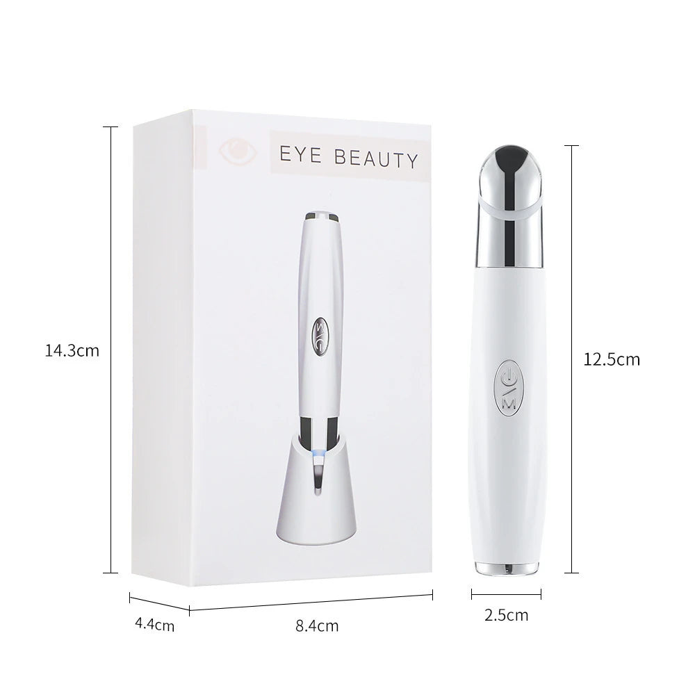 3-in-1 LED Photon Eye Massager for Dark Circles and Facial Rejuvenation