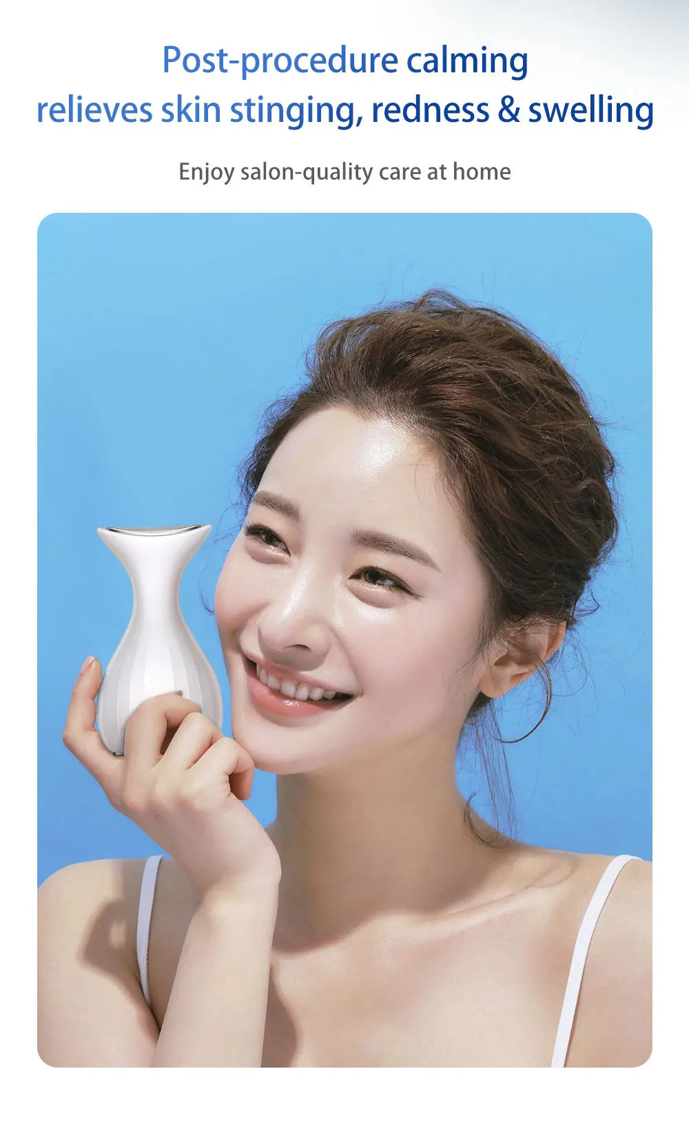 Handheld Facial Cold Compress Massager for Skin Tightening and Puffiness - 11