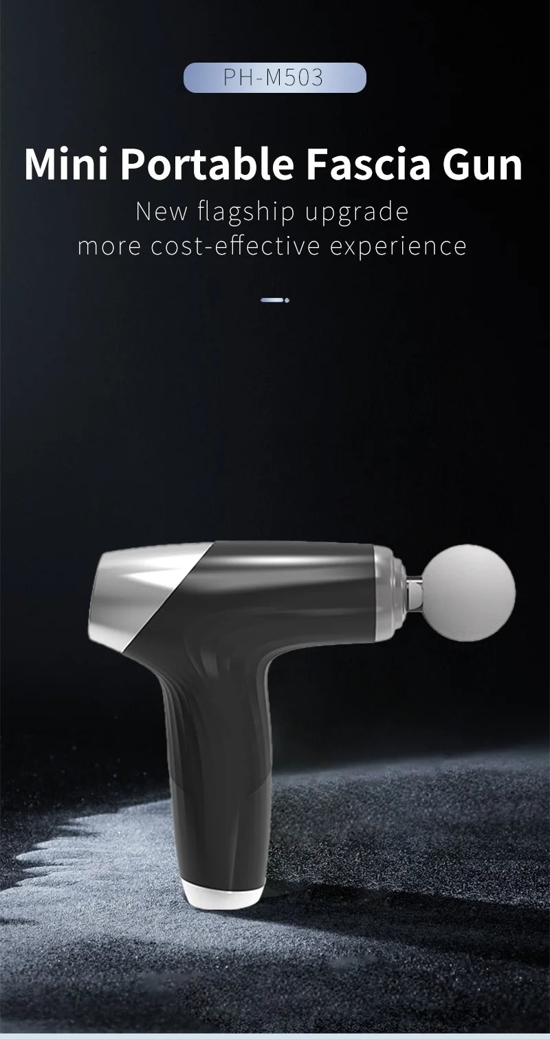 Portable Deep Tissue Percussion Massage Gun for Muscle Recovery and Pain - 7