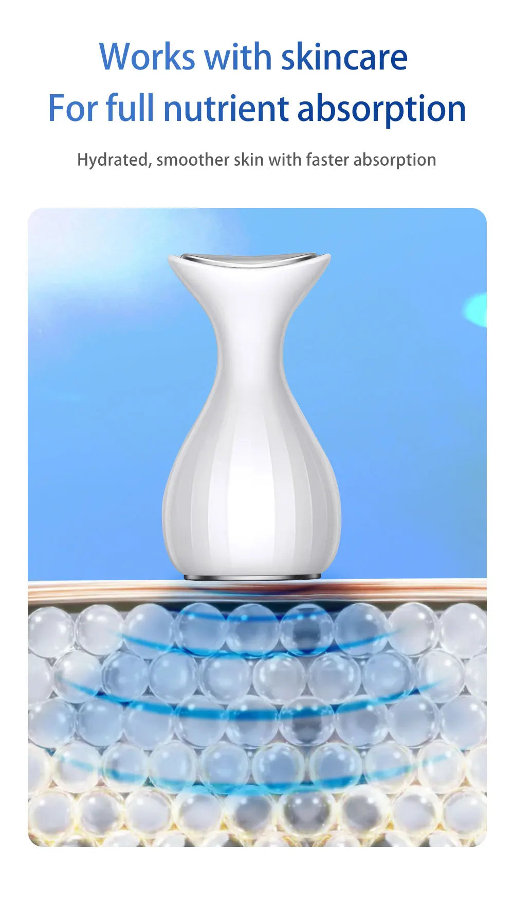 Handheld Facial Cold Compress Massager for Skin Tightening and Puffiness - 12