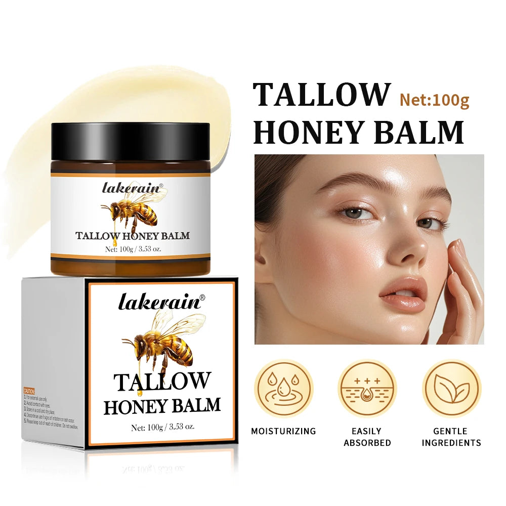 Whipped Beef Tallow and Honey Balm for Deep Skin Moisturizing and Repair - 2
