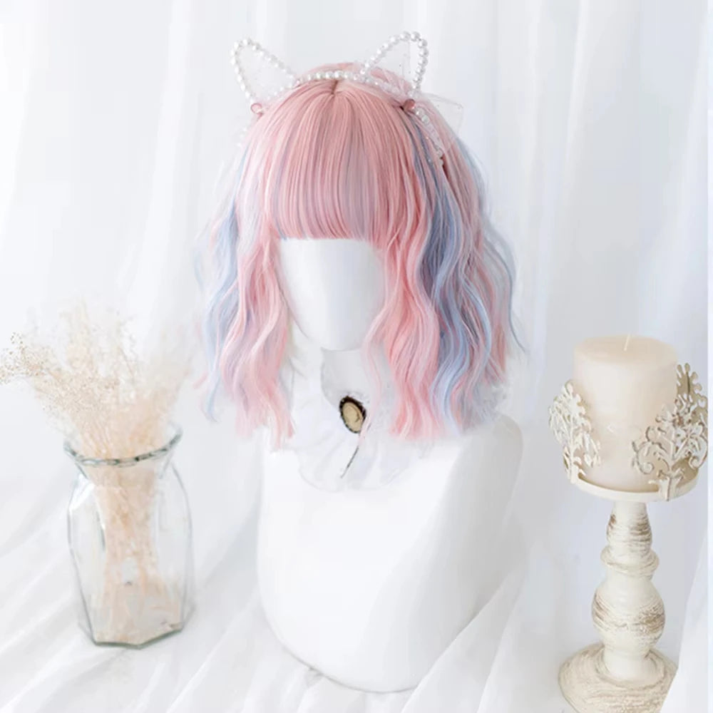 Short Natural Wave Cosplay Wig for Daily Wear - 4