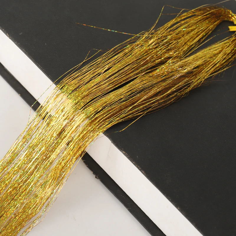 Sparkling Rainbow Hair Tinsel Strands for Instant Glamour and Style - 9
