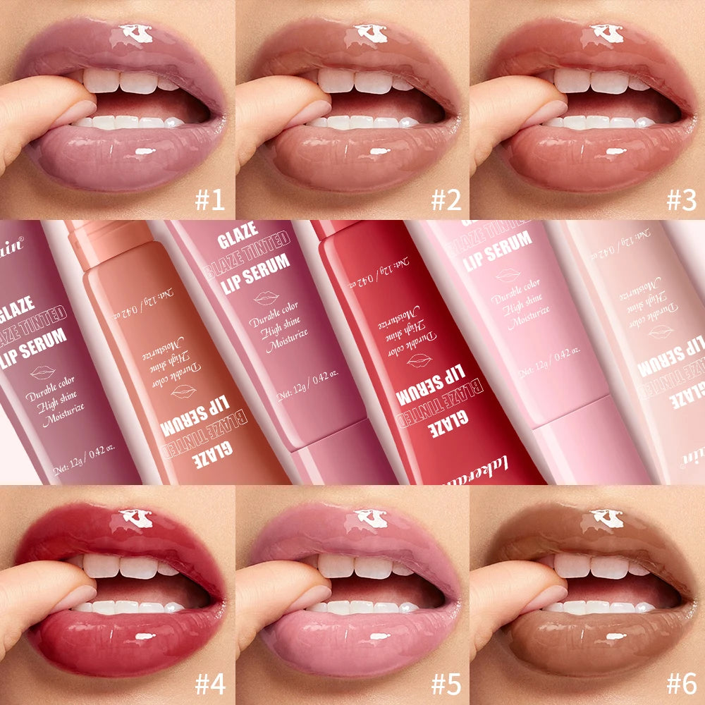 Hydrating Tinted Lip Serum for High-Shine Plump and Nourished Lips - 5