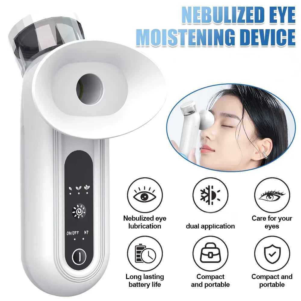 Portable Eye Mist Sprayer and Facial Steamer for Dry Tired Eyes - 2
