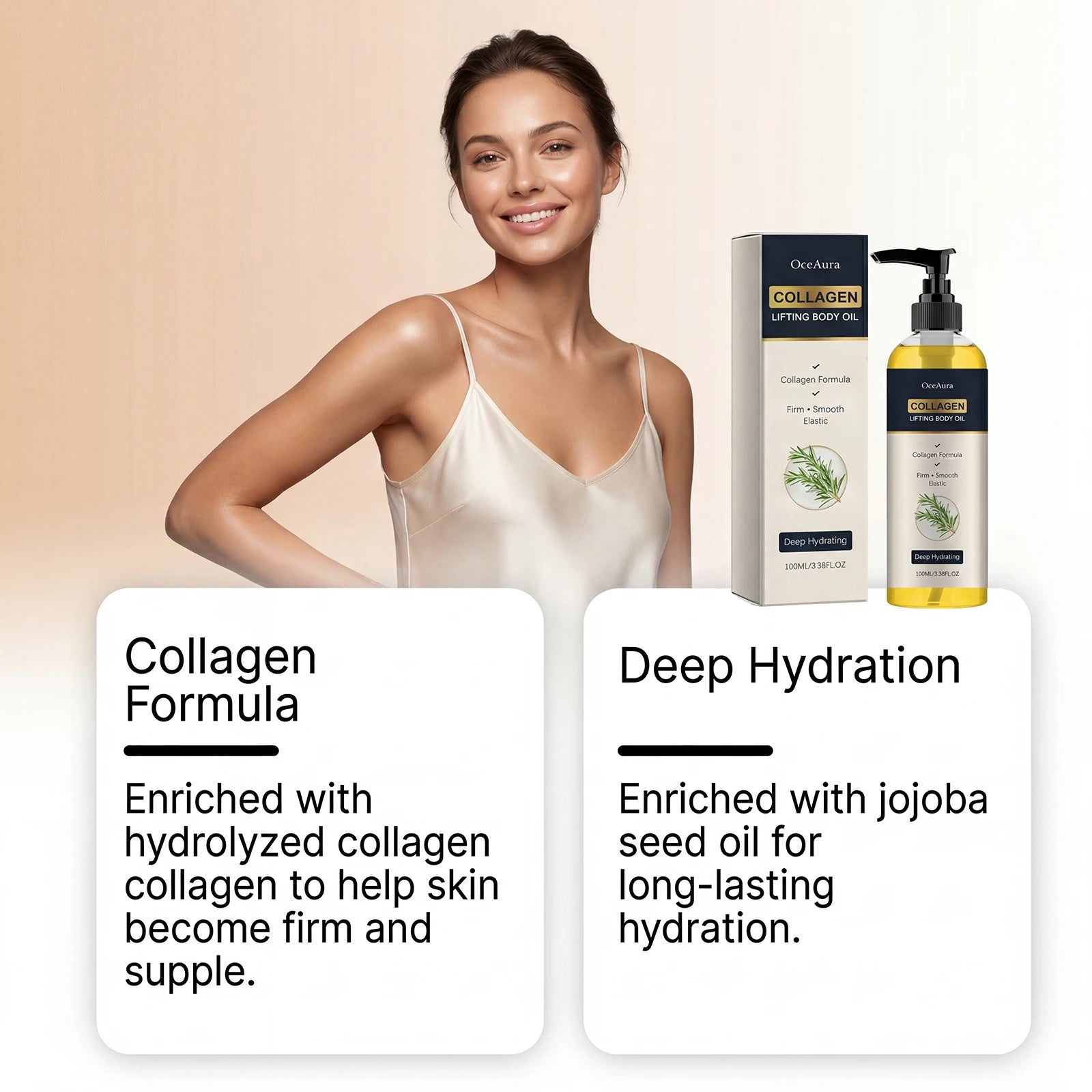 Collagen Lifting and Firming Body Oil for Smooth Hydrated Skin - 4