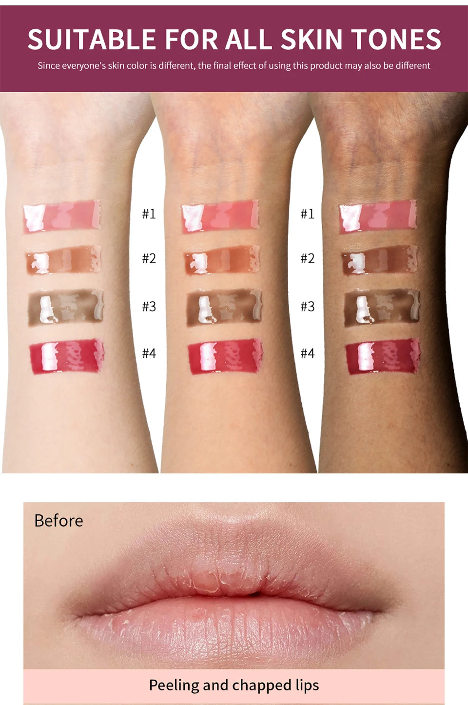Peptide Moisturizing Lip Tint for Soft and Hydrated Lips - 12