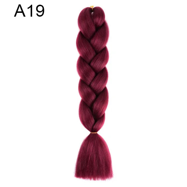 24-Inch Ombre Jumbo Braiding Hair Extensions - 36