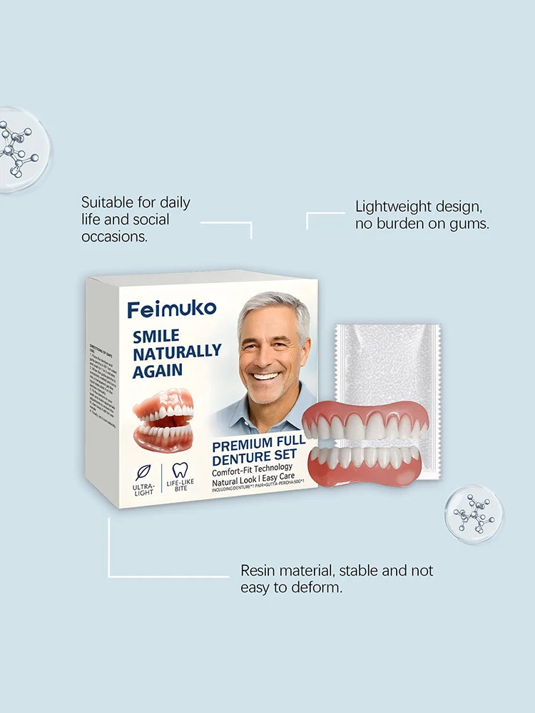 Instant Full Set Dentures for Natural Smile and Confidence - 12