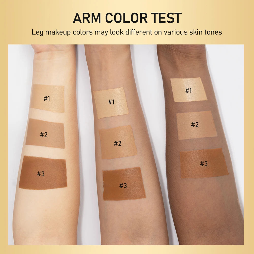 Waterproof Airbrush Leg Makeup Foundation for Flawless Smooth Skin