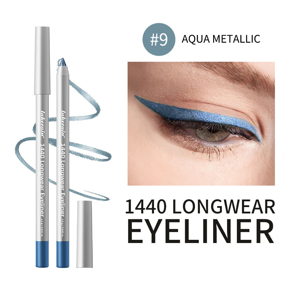 Waterproof Long-Lasting Eyeliner Pencil for Precise Smokey Eye Makeup