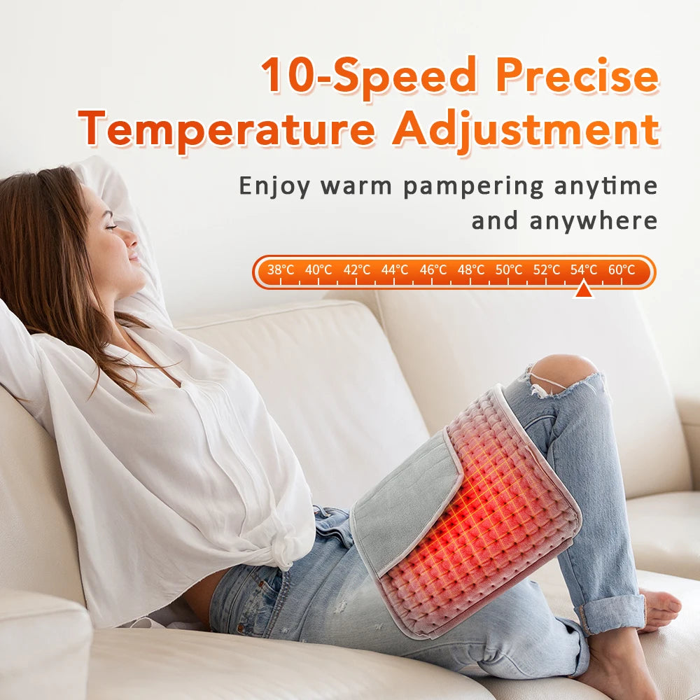 Electric Heating Waist Belt for Back Pain Relief and Winter Warming - 21