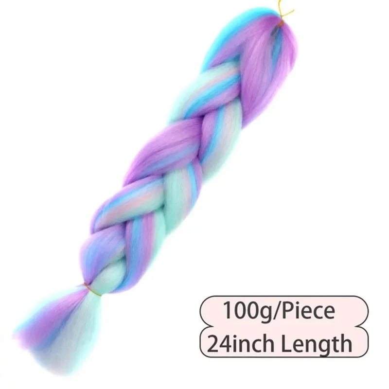 24-Inch Ombre Jumbo Braiding Hair Extensions