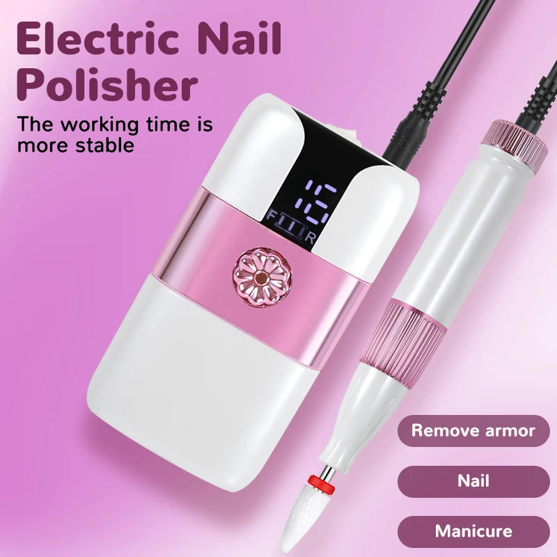 Professional Rechargeable Electric Nail Drill for Manicure and Pedicure - 2