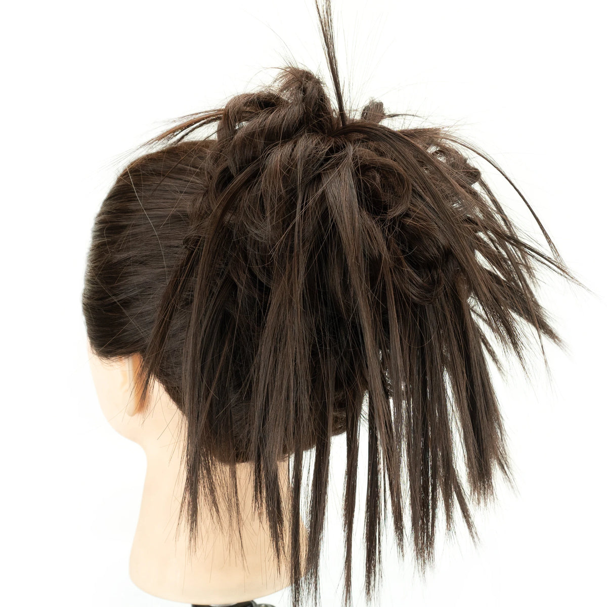 Messy Wavy Hair Bun Scrunchie Extension for Instant Volume and Updo