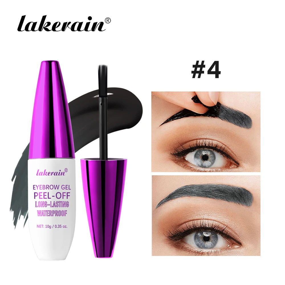 Long-Lasting Waterproof Peel-Off Eyebrow Tint Gel for Defined Brows - 18