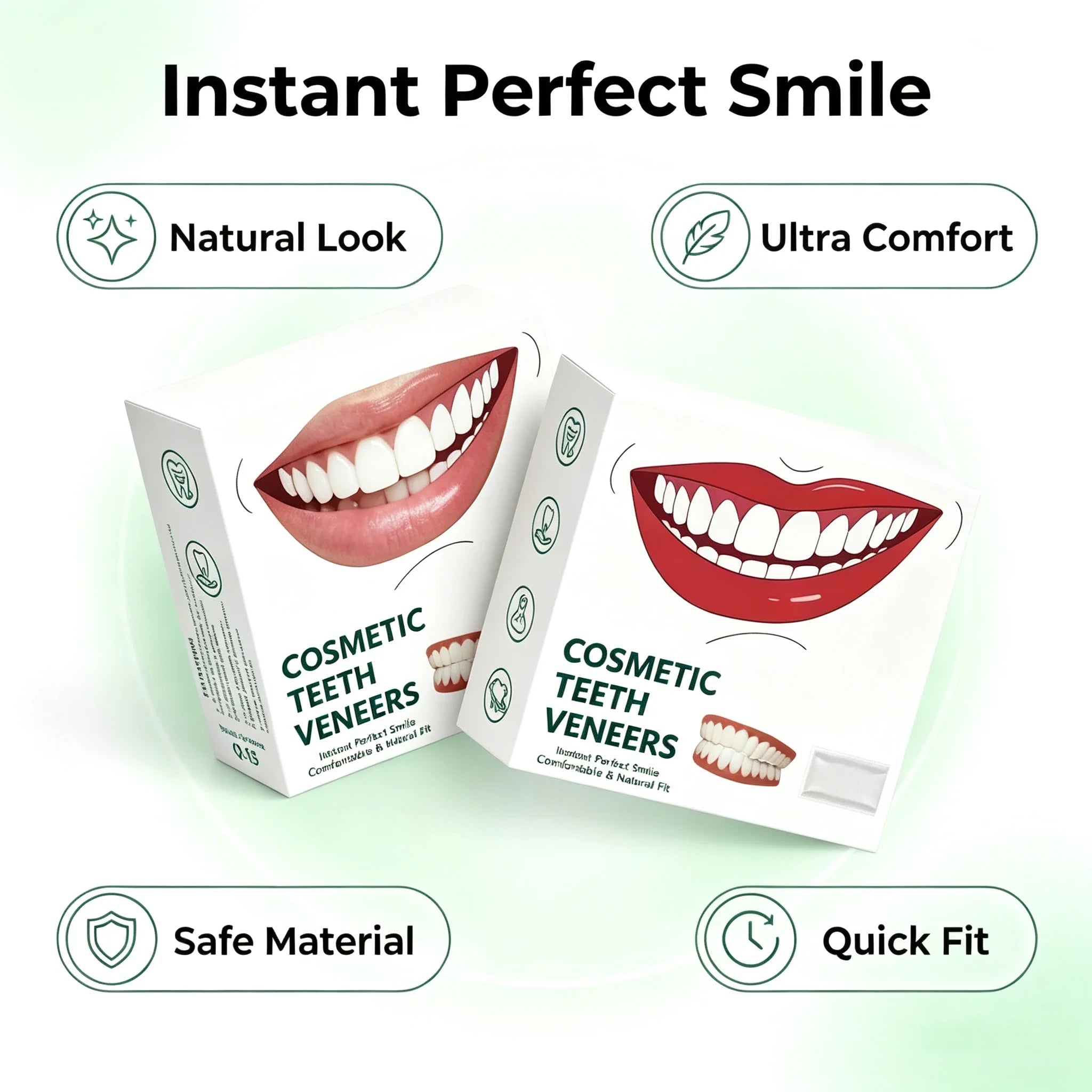 Comfortable Silicone Denture Set for Daily Oral Care and Confidence - 13