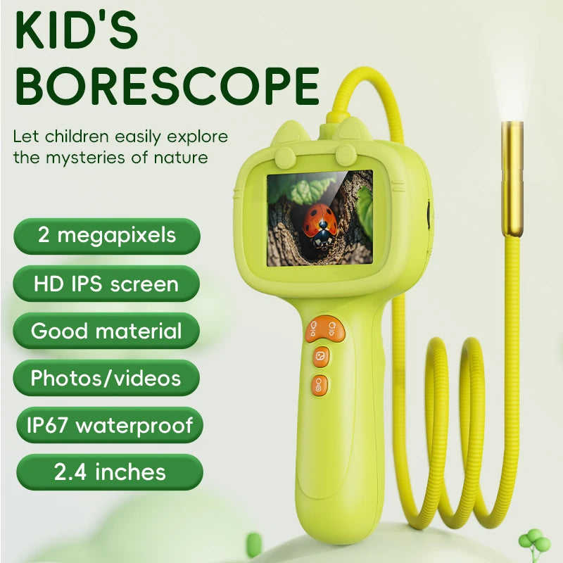 HD Borescope Inspection Camera for Kids Nature Exploration and Science - 1