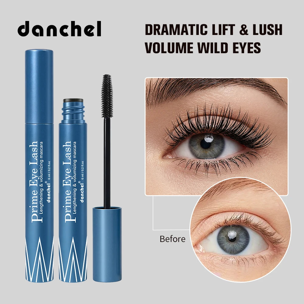 Water-Resistant Lengthening and Volumizing Mascara for Full Natural Lashes - 2