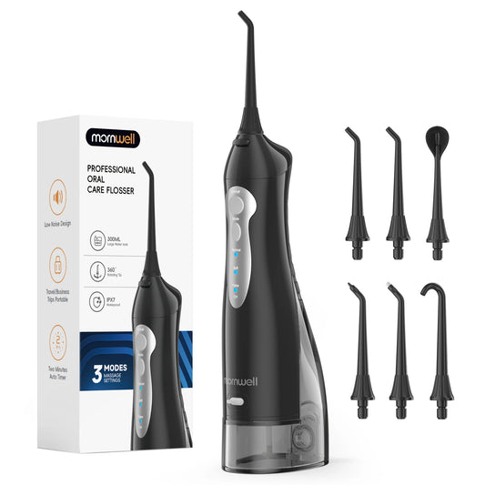 Portable Rechargeable Water Flosser for Deep Teeth and Gum Cleaning