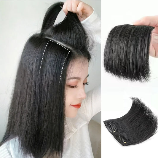 Seamless Invisible Clip-In Hair Patch Extensions for Women