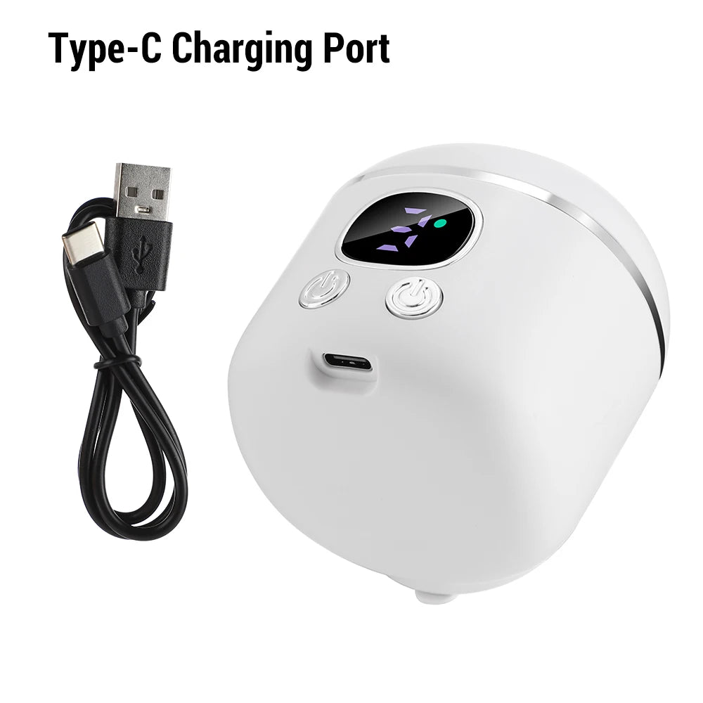 Automatic Electric Nail Clipper with LED Magnifier for Seniors and Adults