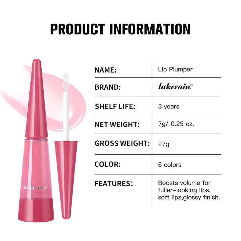Instant Lip Plumping Gloss for Fuller Hydrated Lips and High Shine Finish - 15