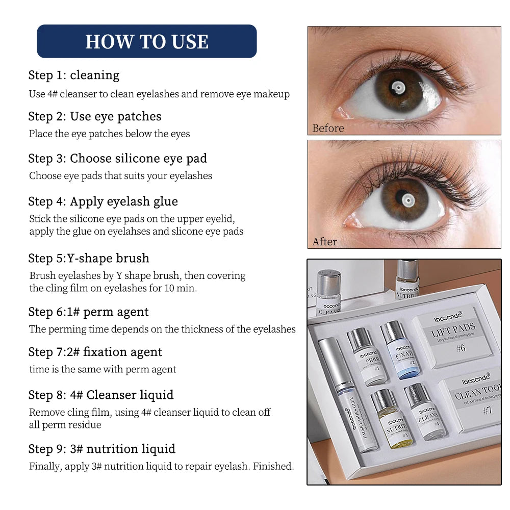 Professional Eyelash Lifting Kit for Salon Quality Lashes at Home - 6