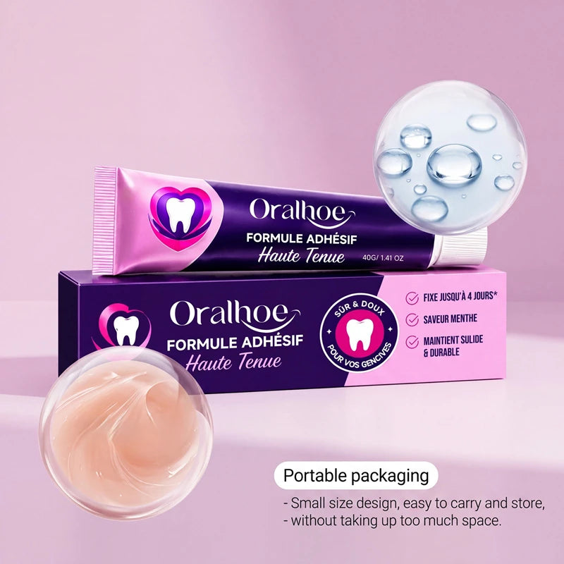 Soft Silicone Denture Adhesive Cushion for Secure Daily Fit and Comfort