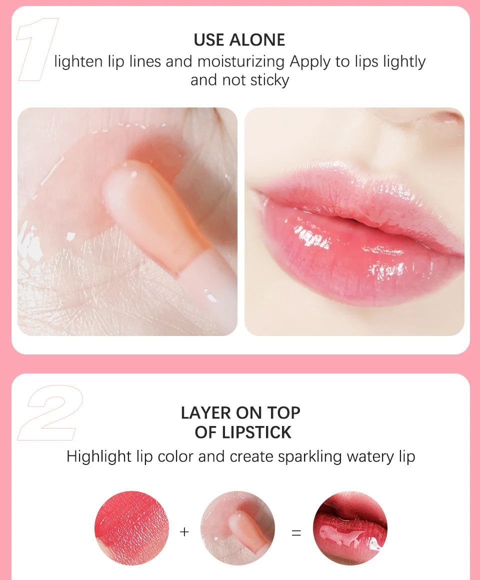 Crystal Jelly Moisturizing Lip Oil for Hydrated and Plump Looking Lips - 14