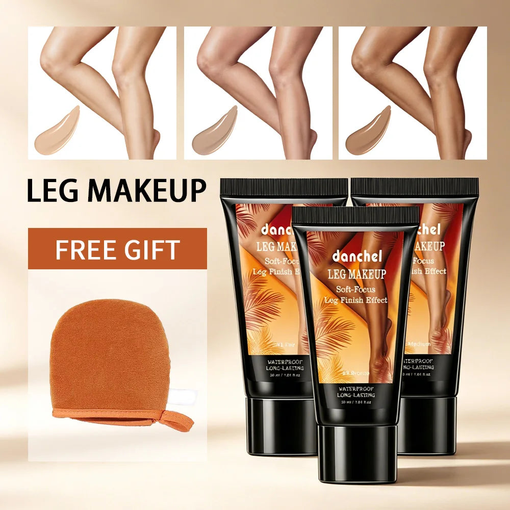 Waterproof Leg Foundation and Body Concealer for Flawless Skin Tone - 1