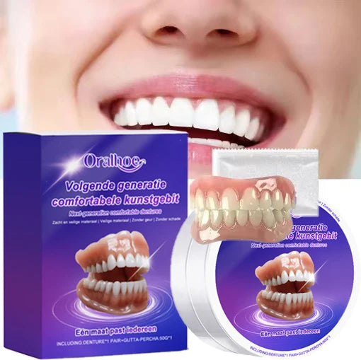 Flexible Silicone Dentures for Natural Looking Smile and Comfort Fit