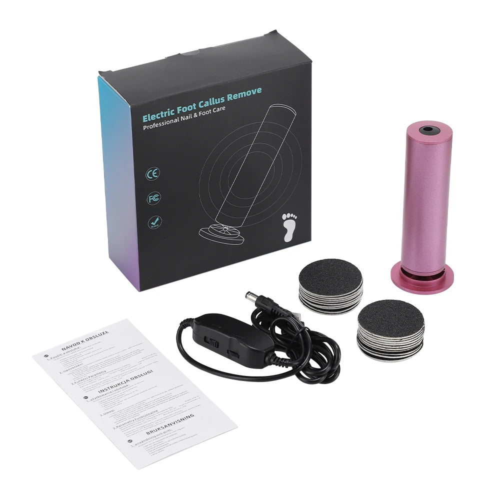 Electric Callus Remover for Smooth Heels and Professional Foot Pedicure