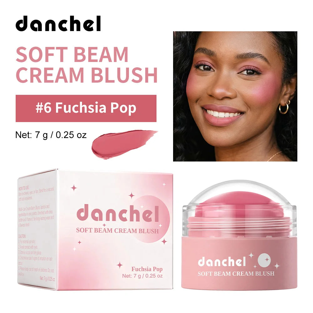 Long-Lasting Soft Cream Blush for Cheeks, Lips, and Eyes - 27