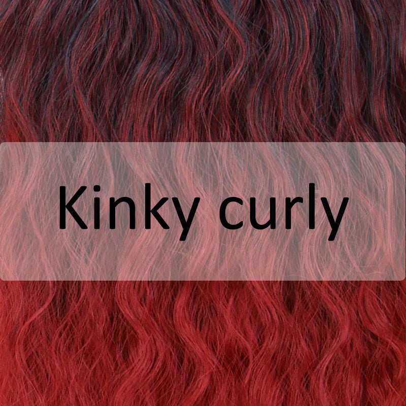 22-Inch Curly Rainbow Wrap-Around Ponytail Hair Extension - 9