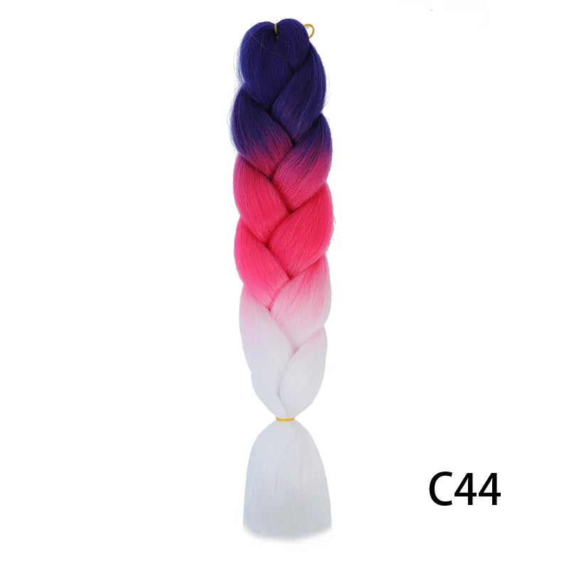 24-Inch Jumbo Synthetic Braiding Hair Extensions - 14