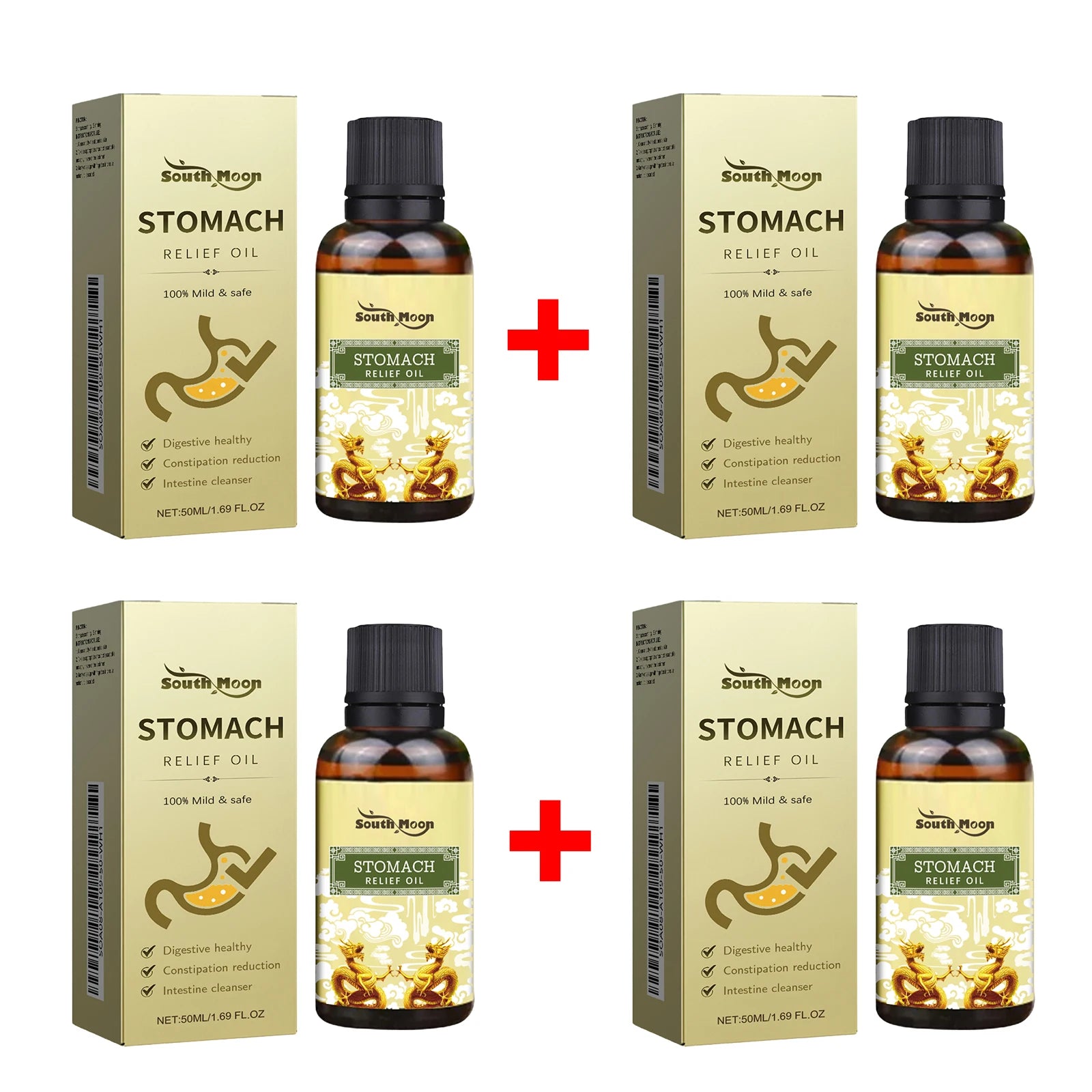 Natural Herbal Abdominal Massage Oil for Constipation and Stomach Relief - 12